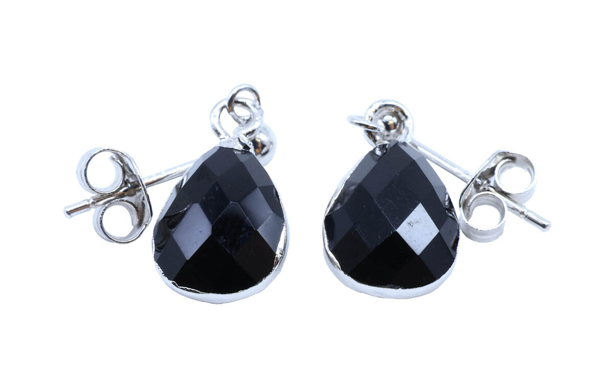 Boucles d'oreilles Argent 925 'Ondée Argentée' — Onyx