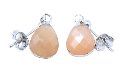 Boucles d'oreilles Argent 925 'Ondée Argentée' — Pierre de Soleil