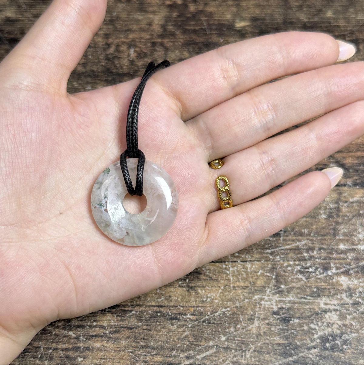 Pendentif Agate Fleur | Donuts