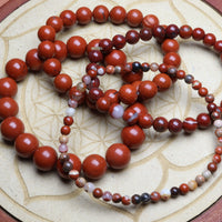 Bracelet Jaspe Rouge