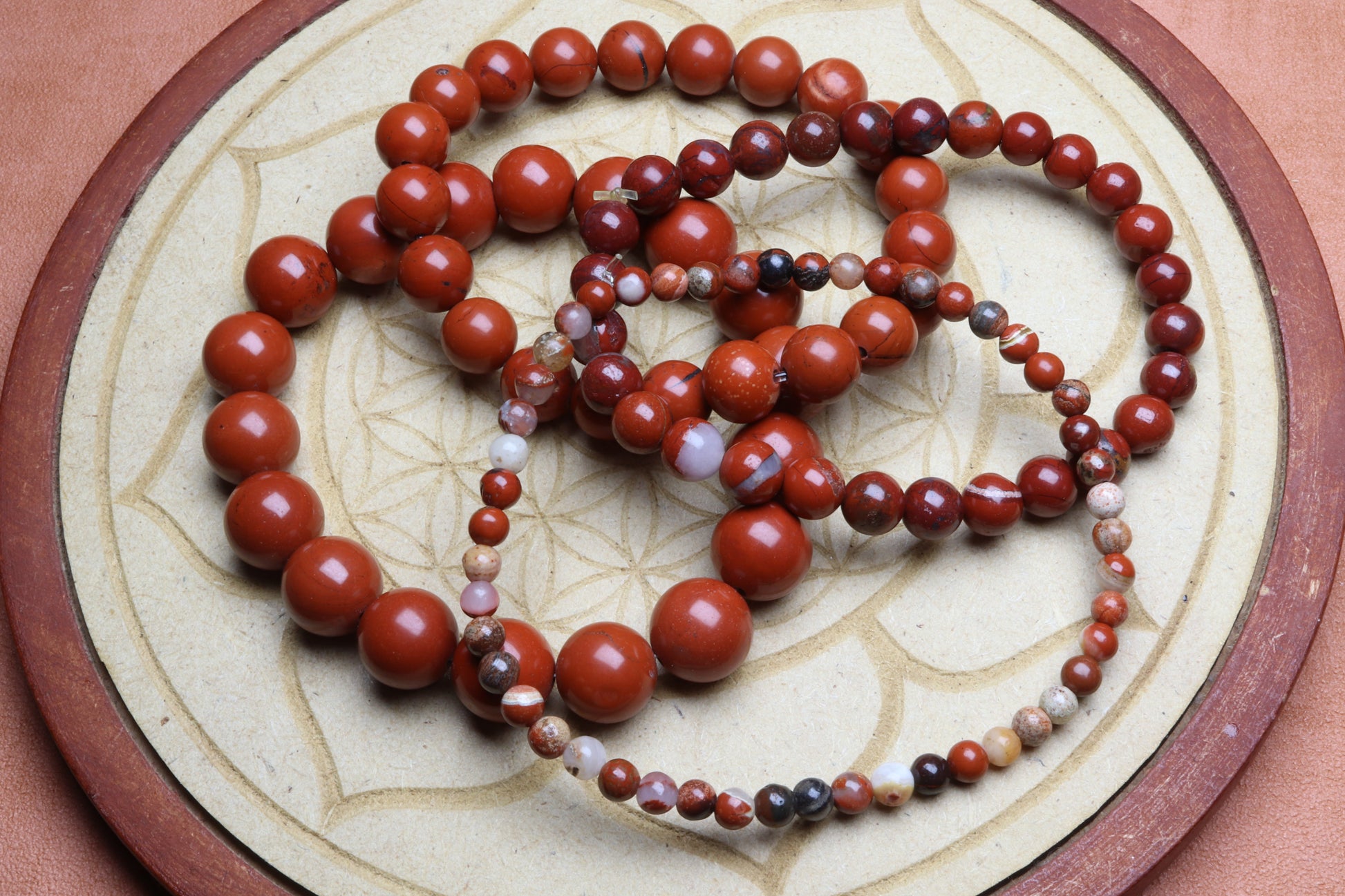 Bracelet Jaspe Rouge
