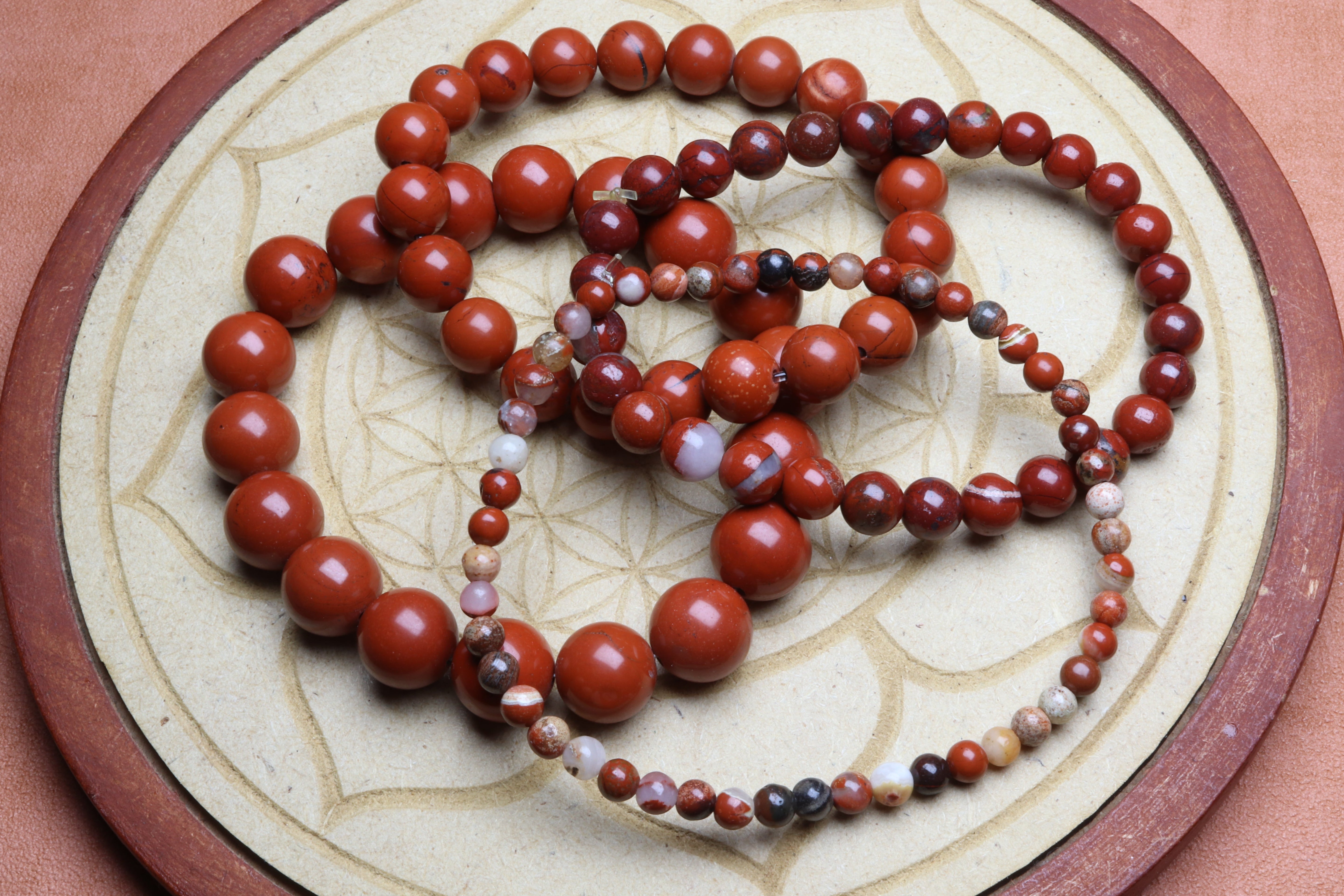 Bracelet Jaspe Rouge