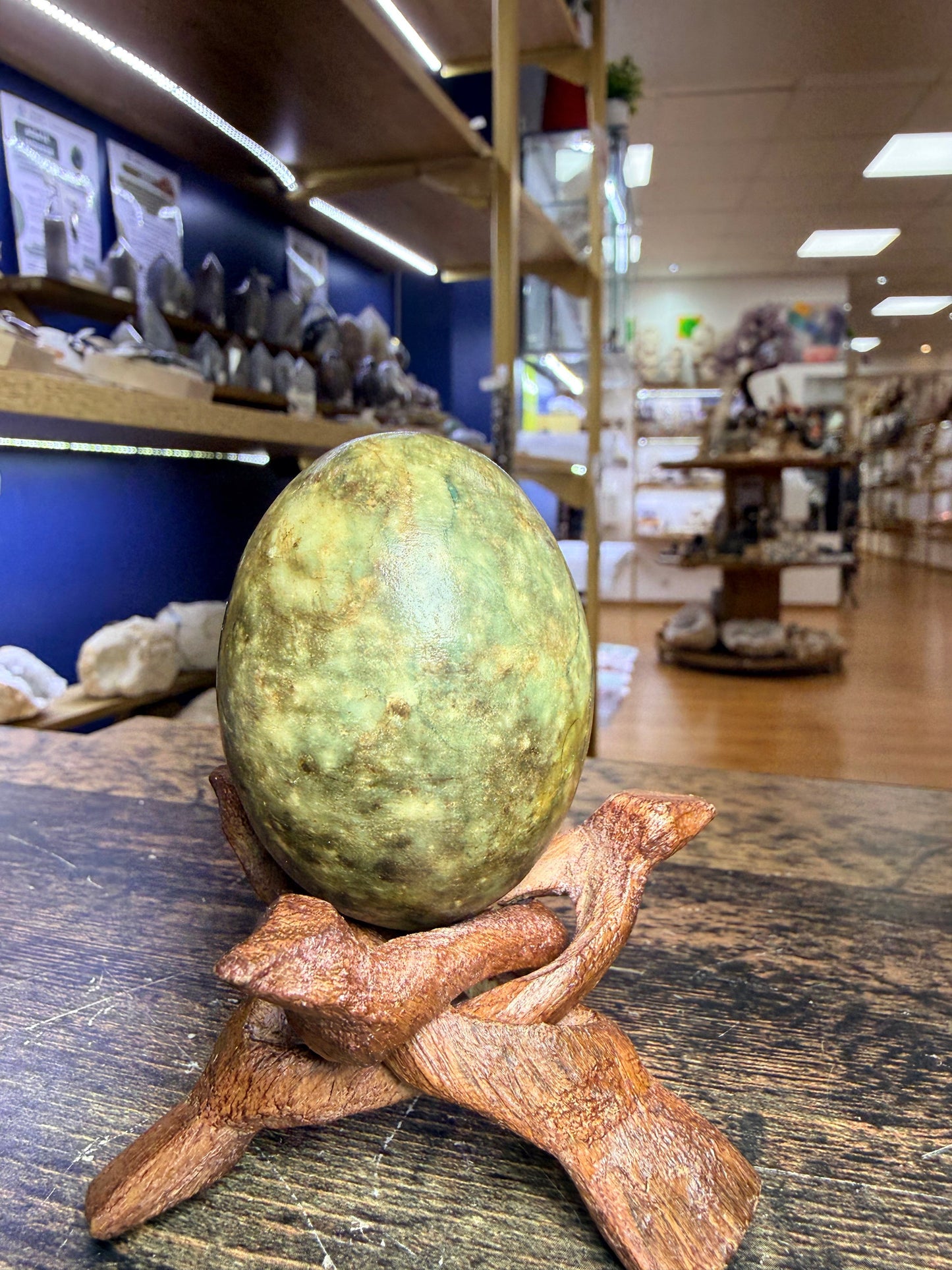 Oeuf de collection en serpentine - 140gr - 2