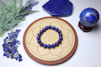 Bracelet Lapis Lazuli 10 mm