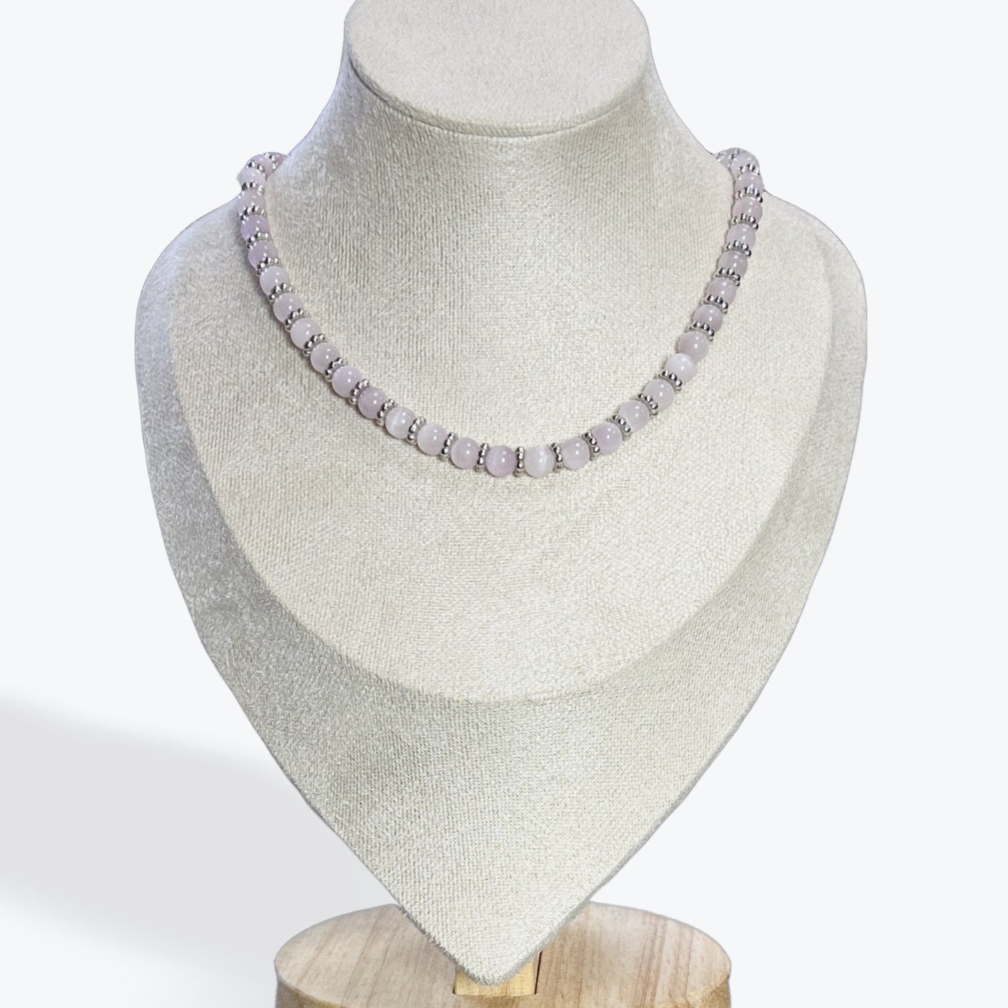 Collier Kunzite 35cm