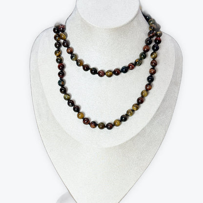 Long Collier Oeil Triple
