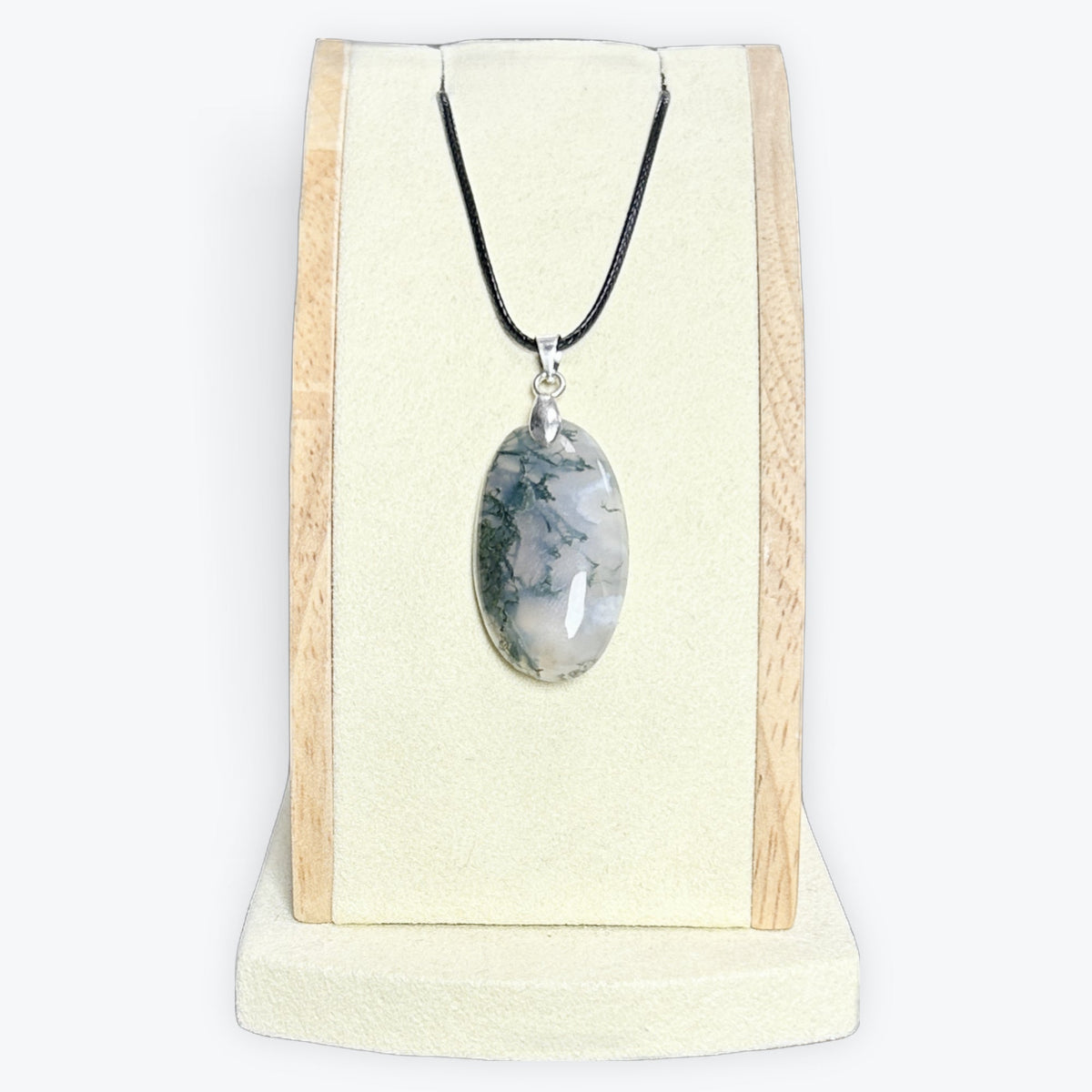 Pendentif Agate Mousse Cabochon – photo 3