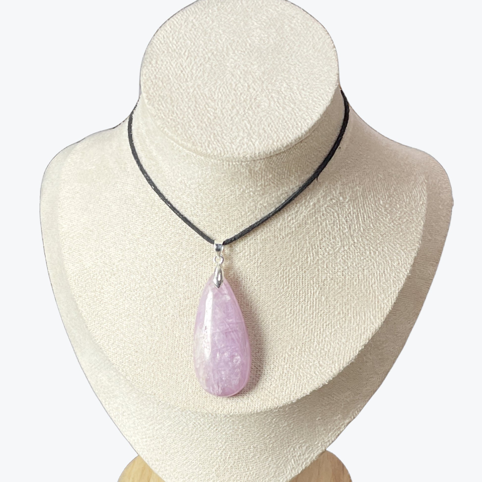 Pendentif Kunzite goutte