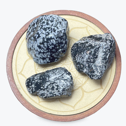 Obsidienne Neige - Pierres roulées