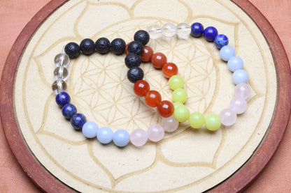 Bracelet 7 Chakras 8 mm