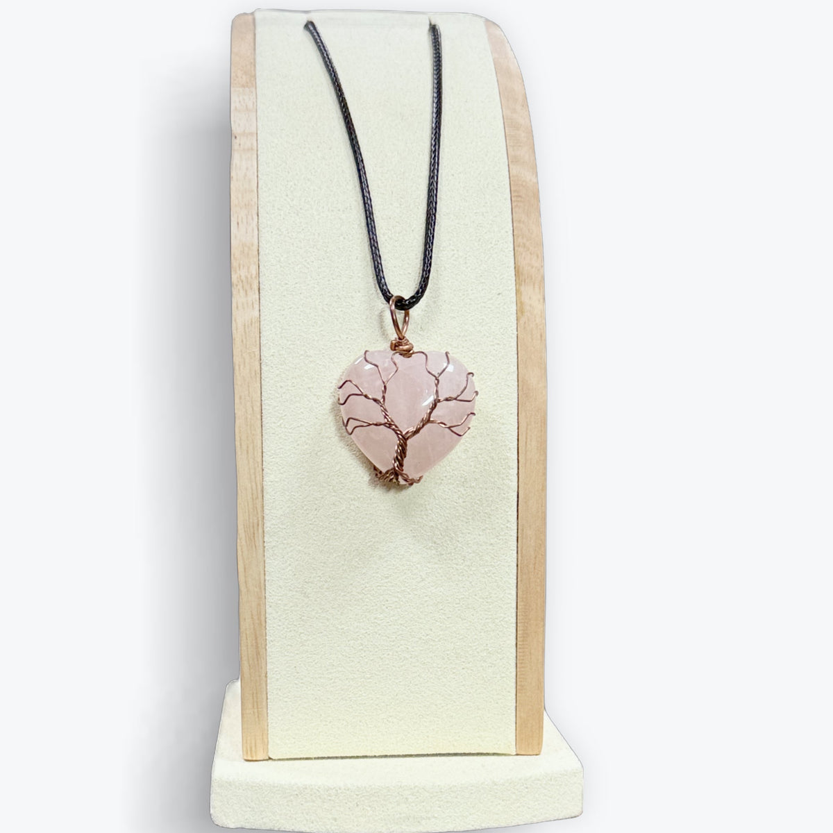 Pendentif Quartz Rose Arbre De Vie – photo 4