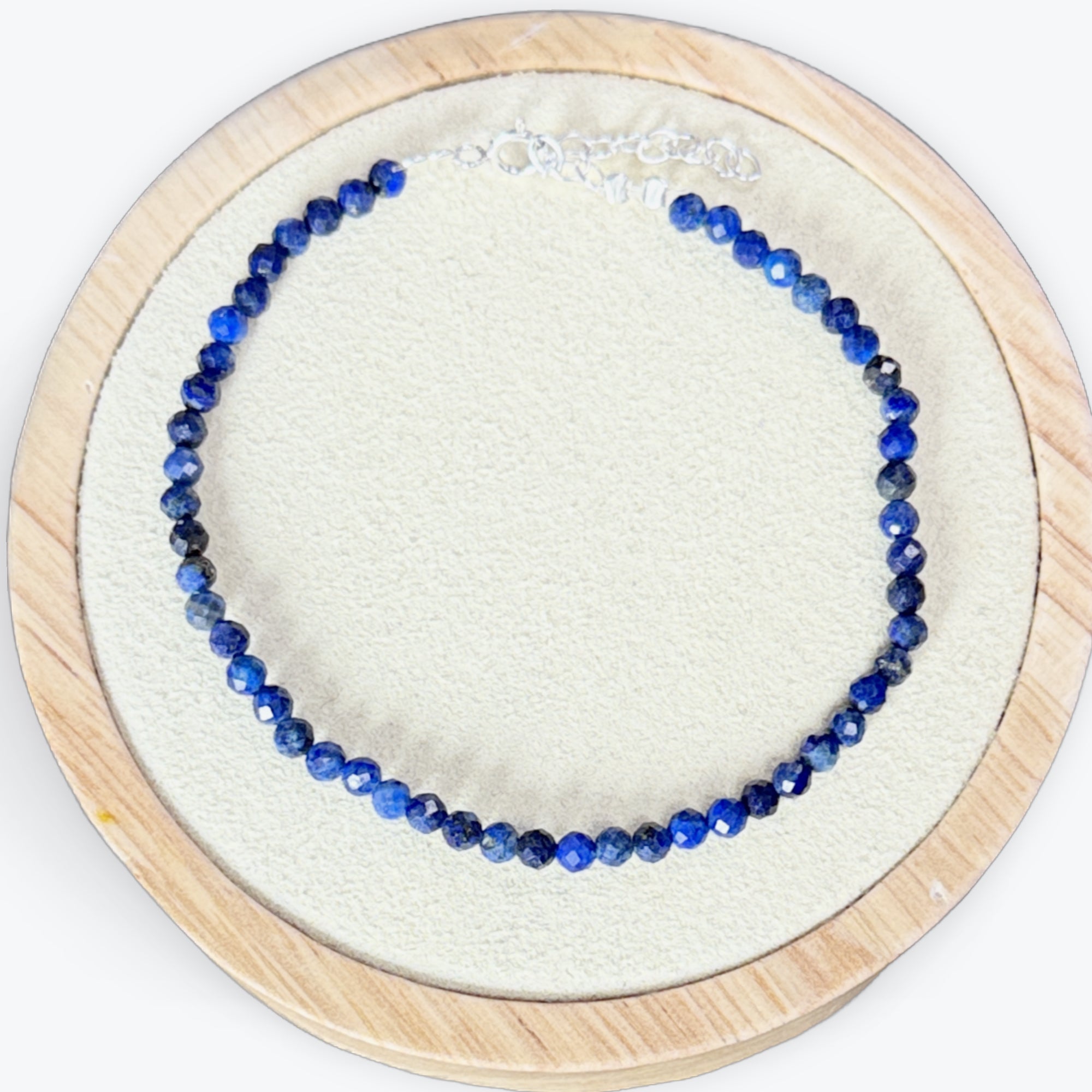 Bracelet Lapis Lazuli Facetté - 3mm