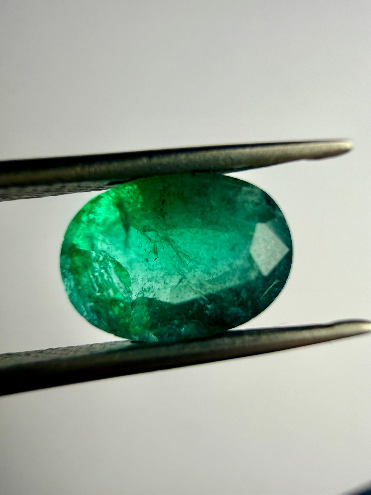 Gemme Lot De Deux Émeraude Poire 3,43 Carats