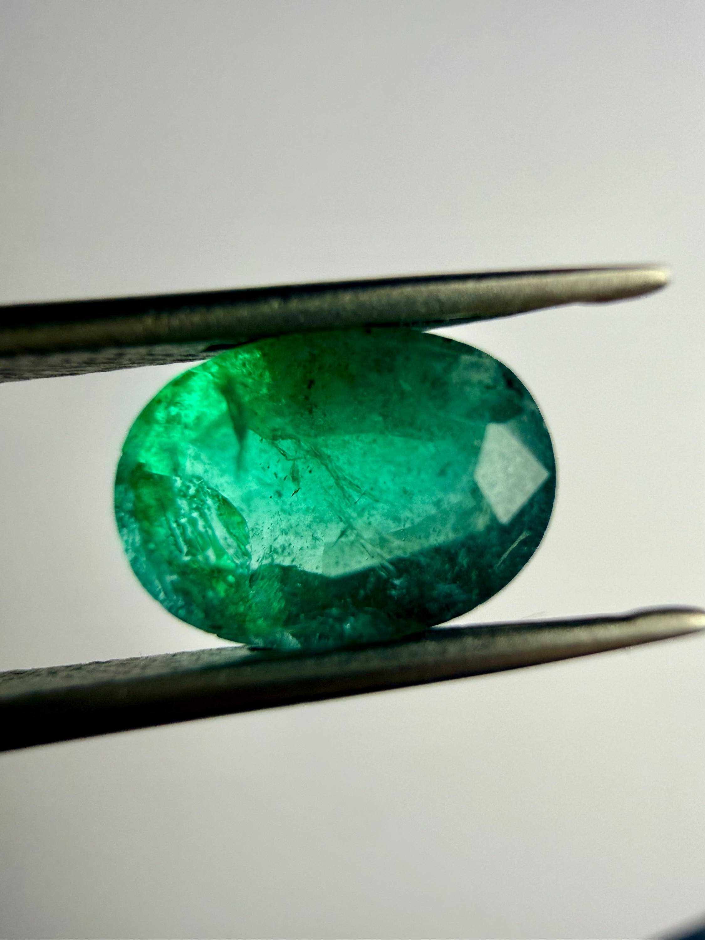 Gemme Lot De Deux Émeraude Poire 3,43 Carats