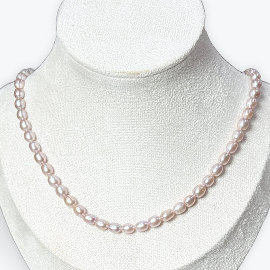 Collier De Perles De Culture  Ras De Cou