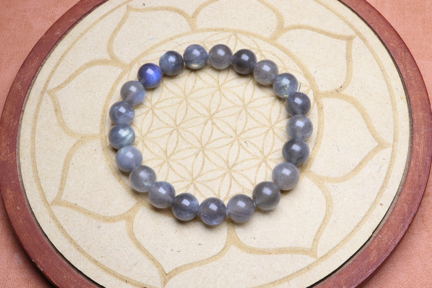 Bracelet Protection en Labradorite - Protection et Intuition 8mm