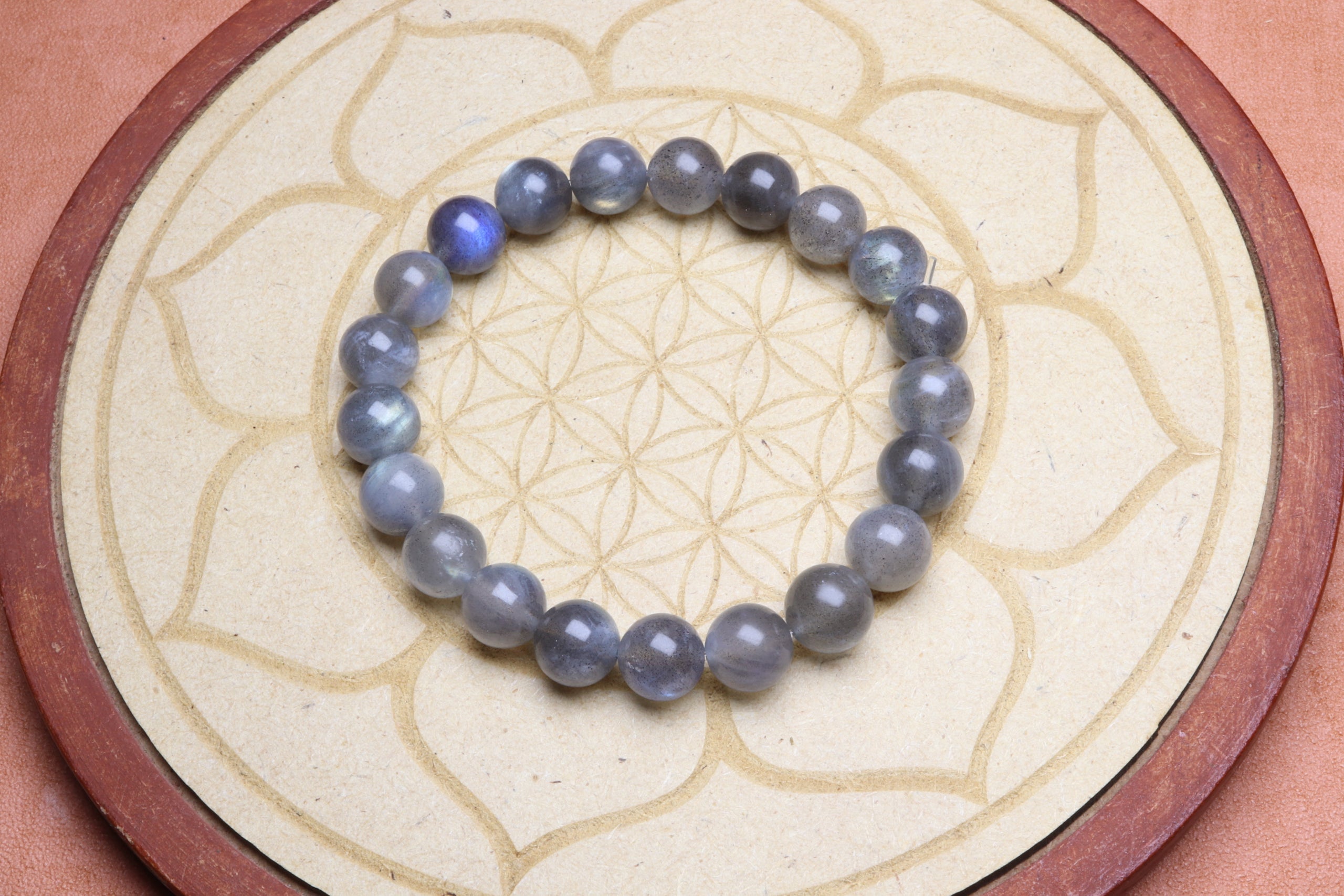 Bracelet Protection en Labradorite - Protection et Intuition 8mm