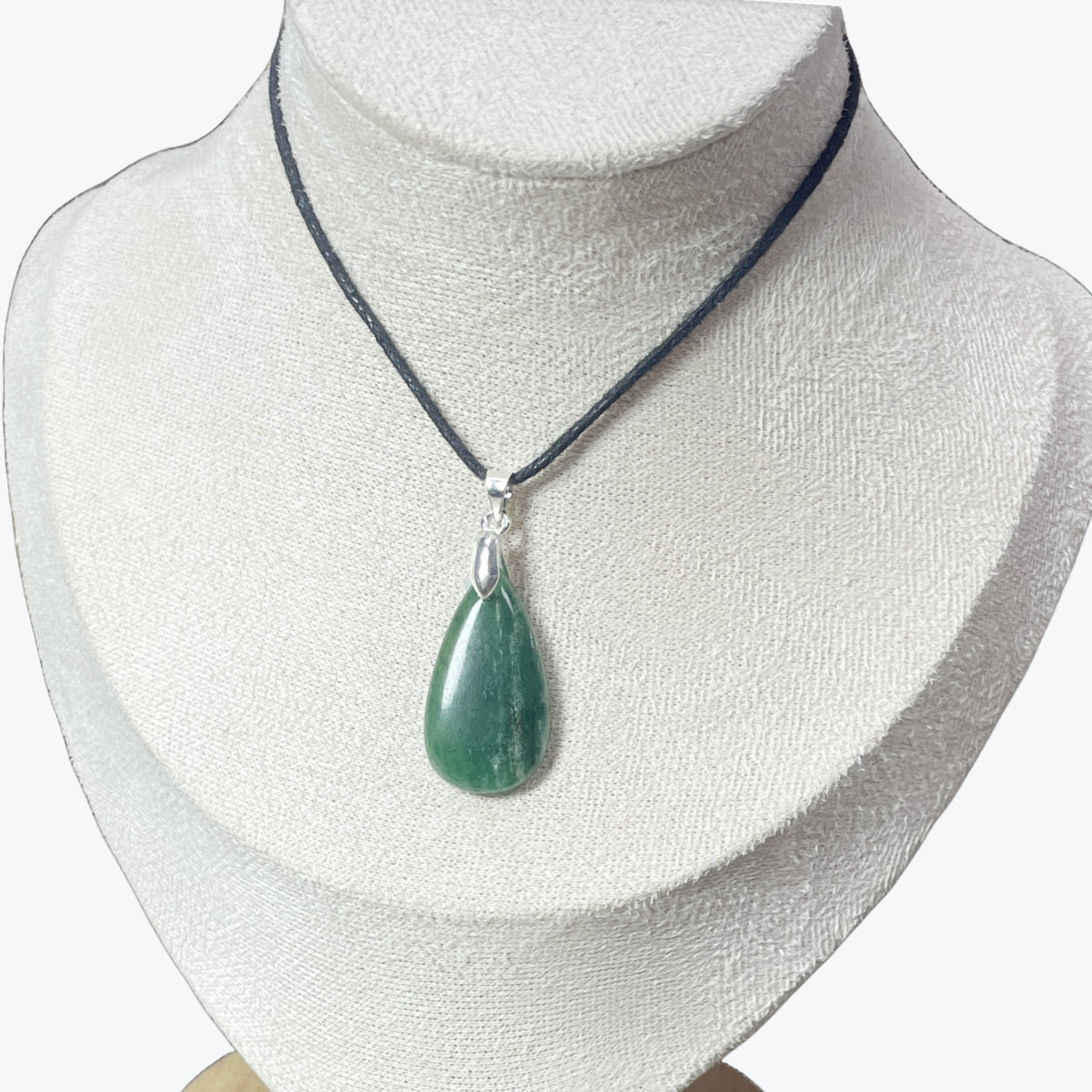 Pendentif Aventurine Verte Goutte – photo 4