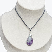Pendentif Fluorite Ovale