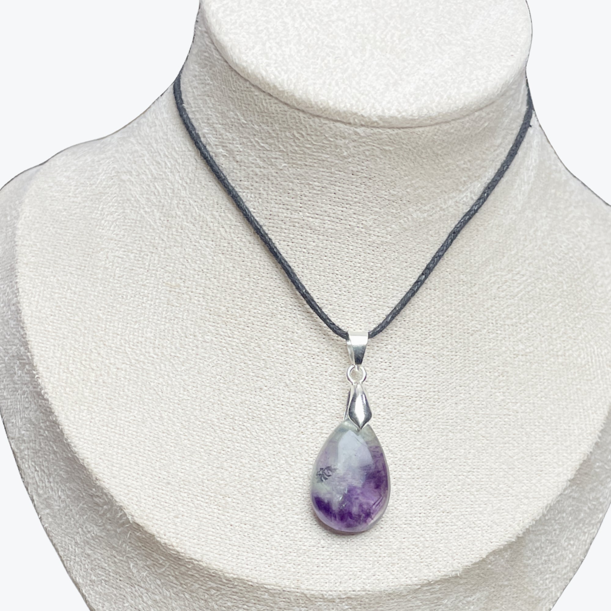 Pendentif Fluorite Ovale