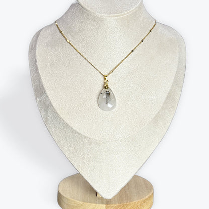 Pendentif Quartz avec inclusion de Tourmaline – photo 4