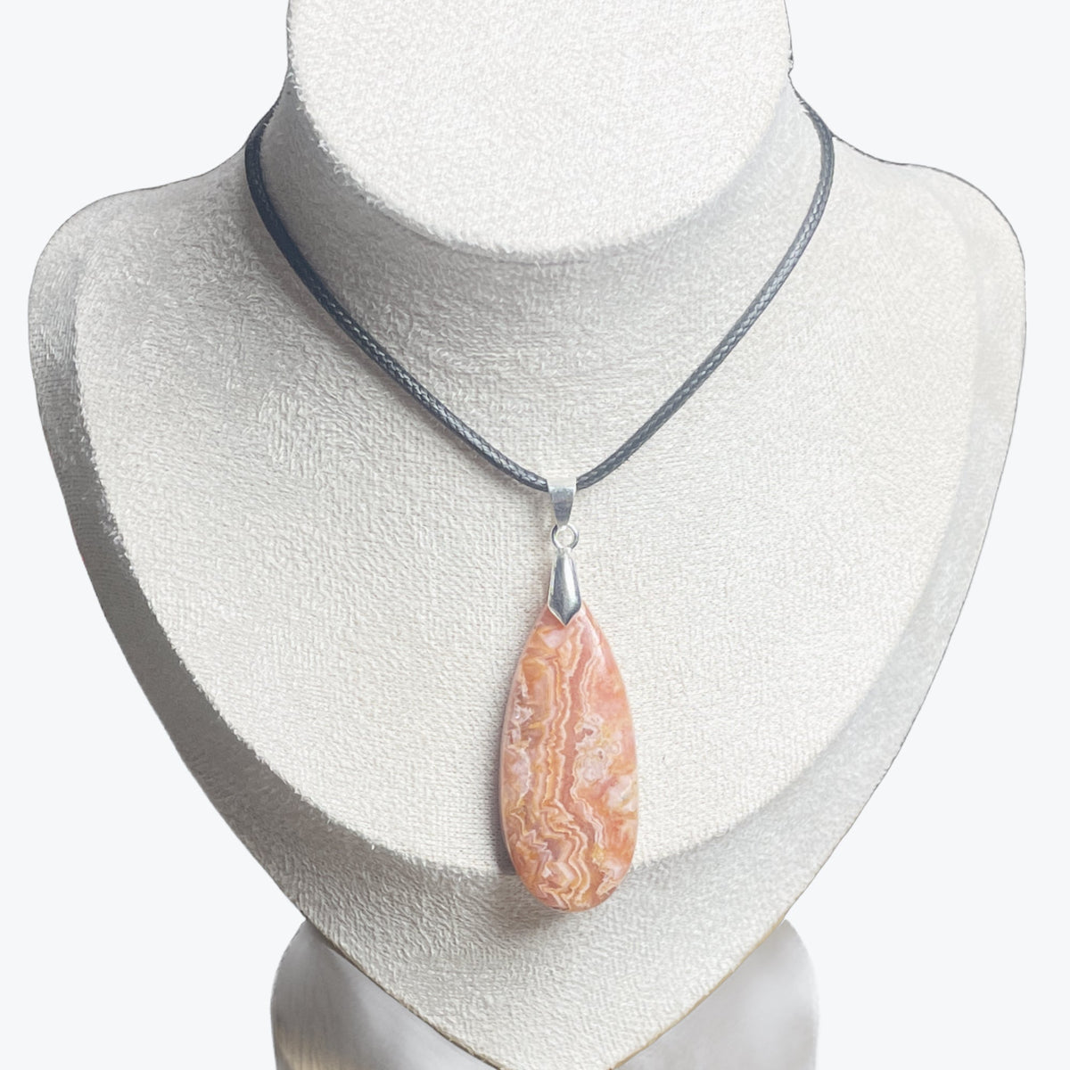 Pendentif Rhodocrosite goutte – photo 2