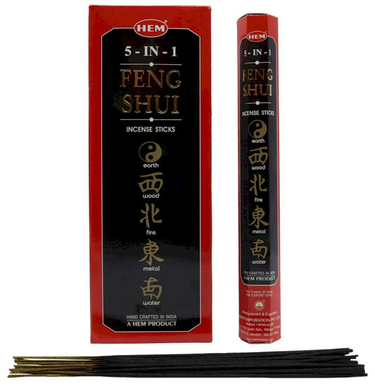Encens HEM Feng-Shui 5en1 6x20g