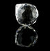 Boule de cristal à facettes Feng-Shui 2cm