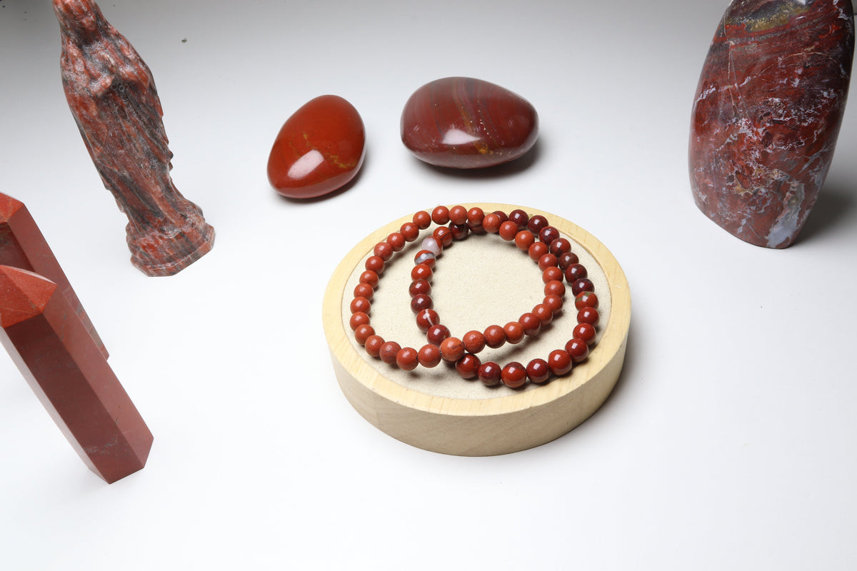 Bracelet Jaspe Rouge