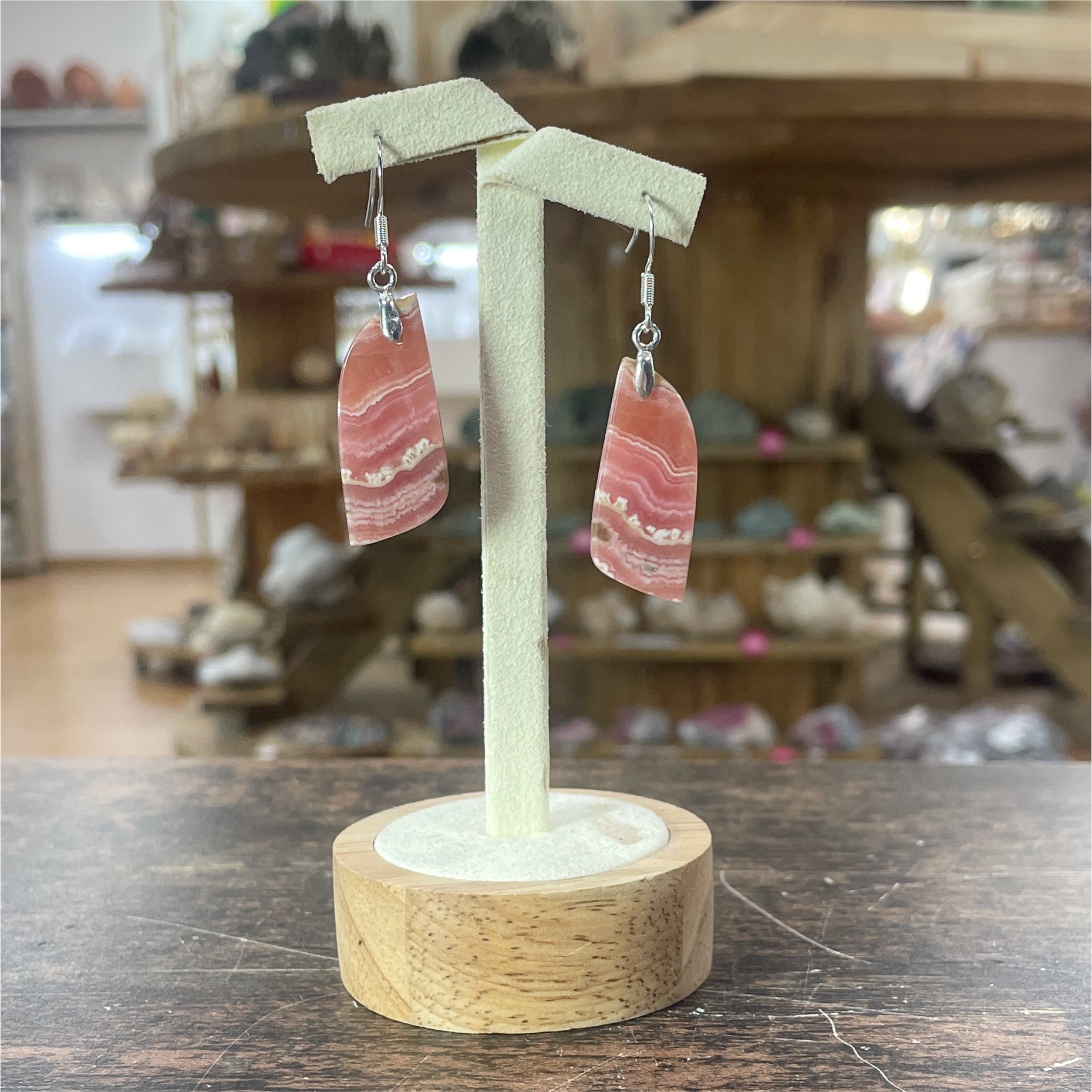 Boucle d'oreilles Rhodocrosite