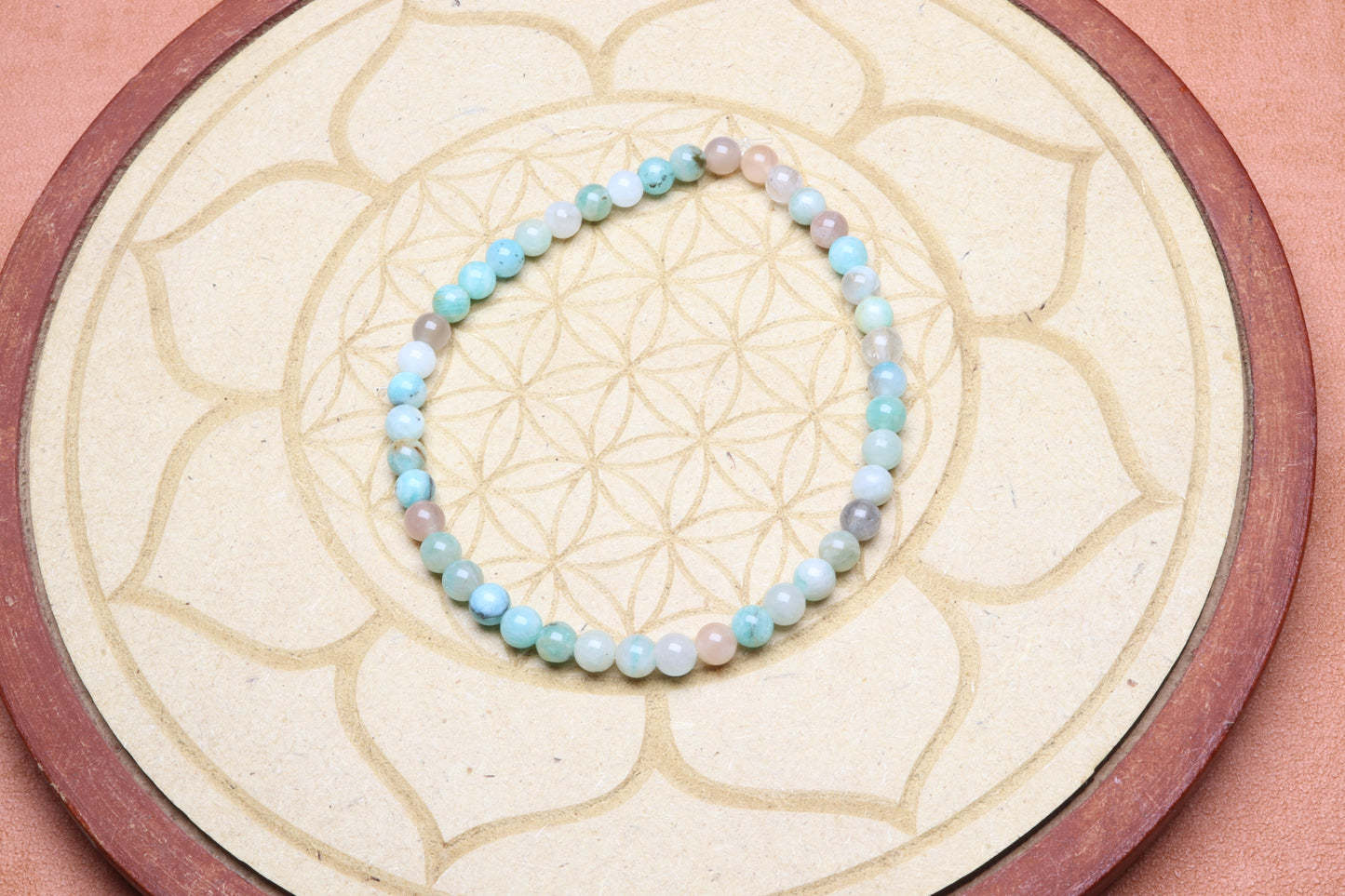 Bracelet Amazonite 4 mm