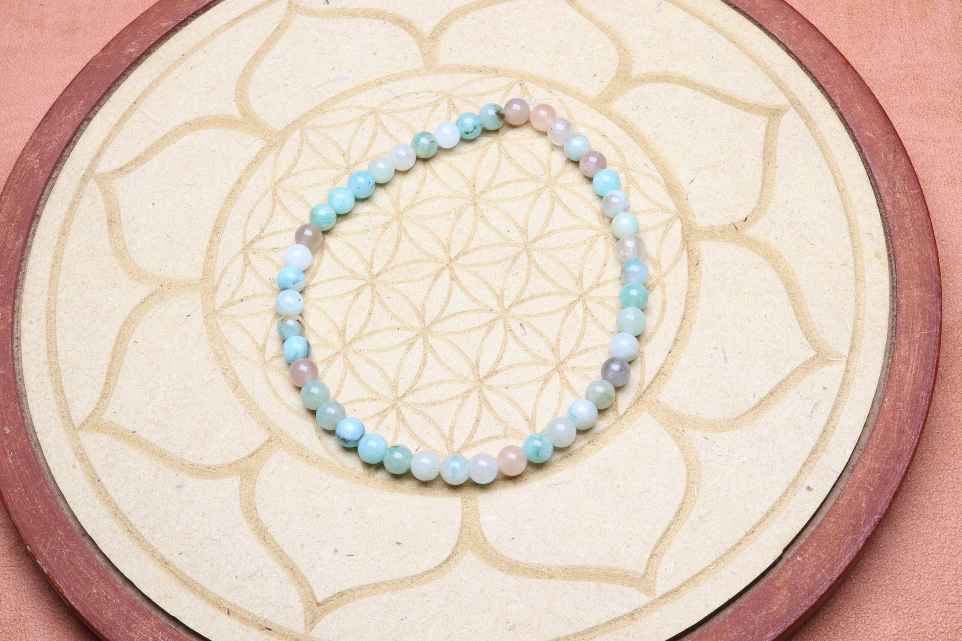 Bracelet Amazonite 4 mm