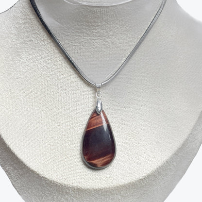 Pendentif Oeil de taureau goutte 3,1x1,7cm
