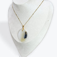 Pendentif Agate - Galet ovale