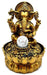 Fontaine Résine Ganesh Doré 30cm