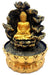 Fontaine Résine Bouddha Doré & Cascade 28cm