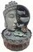 Fontaine Résine Tête de Bouddha sur Mur 29cm