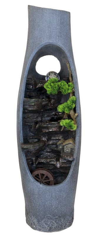 Fontaine Résine Vase Ecosystème 115cm
