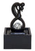 Fontaine Résine Amour Infini Noir 30cm