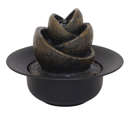 Fontaine Résine Eveil du Lotus 21cm