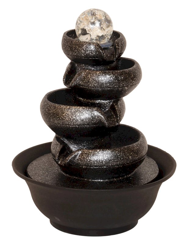 Fontaine Résine Cascade Bols 26cm