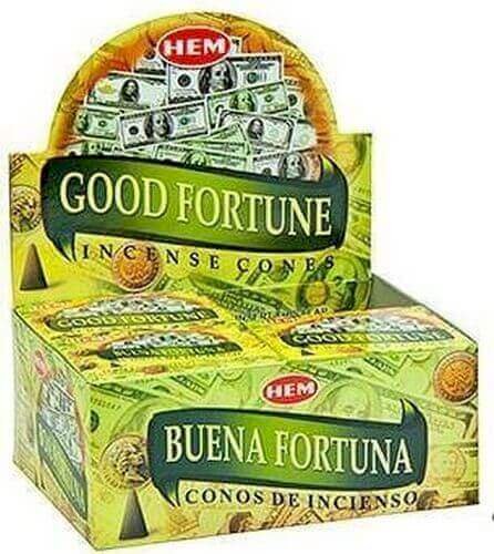Encens HEM Cônes Good Fortune