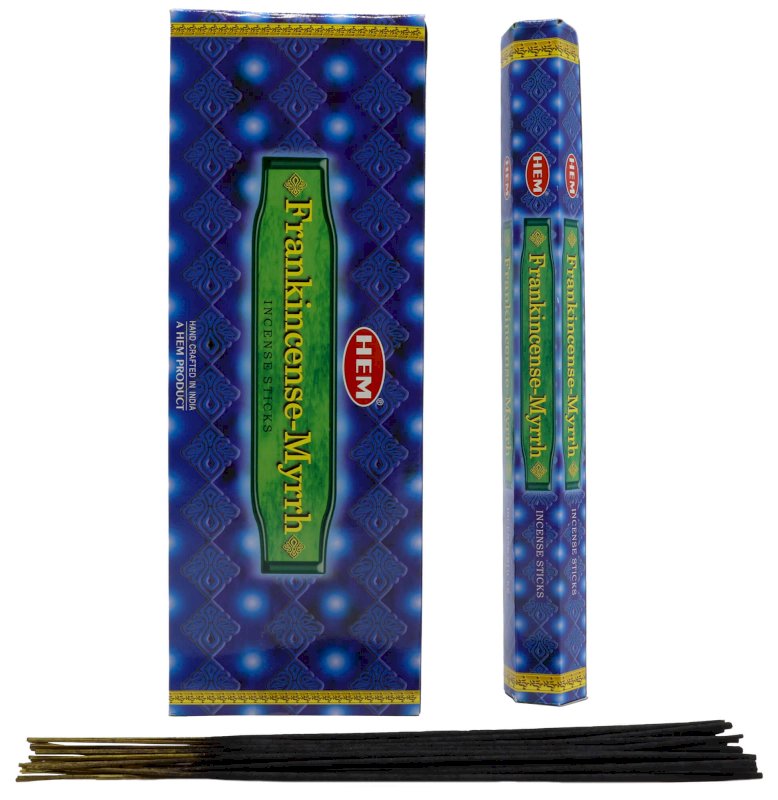 Encens HEM Frankincense & Myrrhe 6x20g
