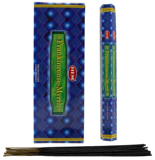 Encens HEM Frankincense & Myrrhe 6x20g