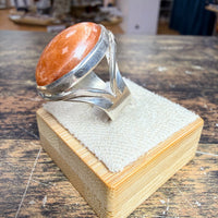 Bague Pierre de soleil cabochon vue alternative