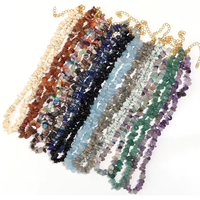 Collier Baroque Chips Pierres Naturelles — 43 cm - 5