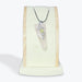 Pendentif Pointe Quartz Rose avec Triquetra