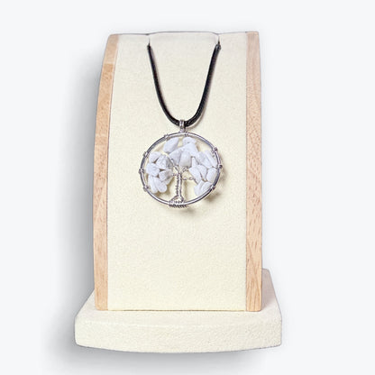 Pendentif Arbre De Vie Howlite – photo 2