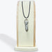 Pendentif jaspe dalmatien pointe