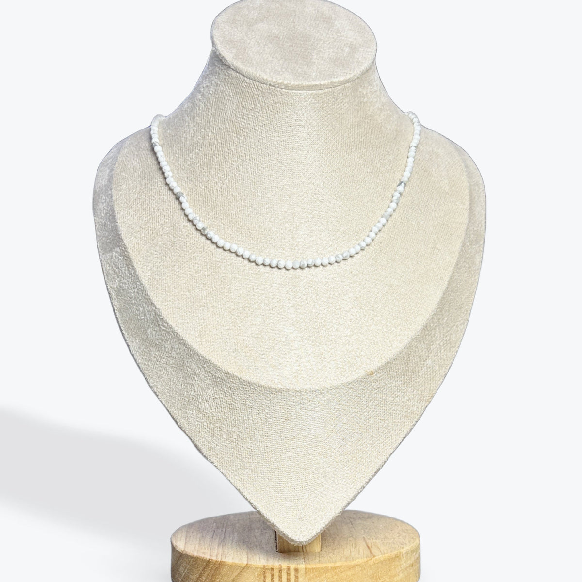 Collier Howlite Facetté – photo 3